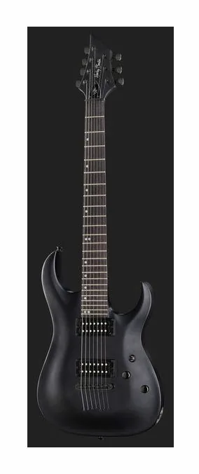 Harley Benton Baritone-7 SBK, pastillas y mandos de control