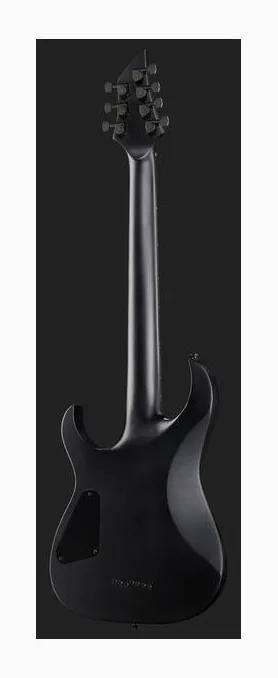 Harley Benton Baritone-7 SBK, mástil y diapasón vistos de lado
