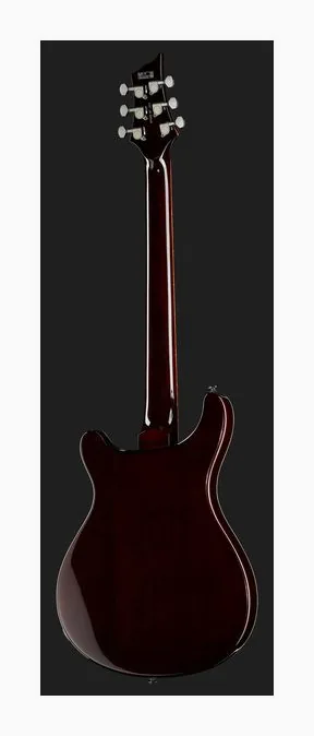 Harley Benton CST-24HB TOL Tobacco Flame, mástil y diapasón vistos de lado