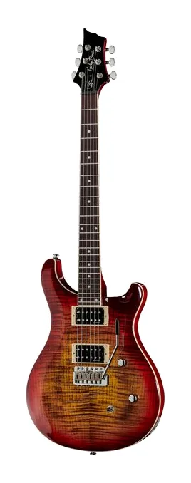 Harley Benton CST-24T LH Ocean Flame fotografiado de frente