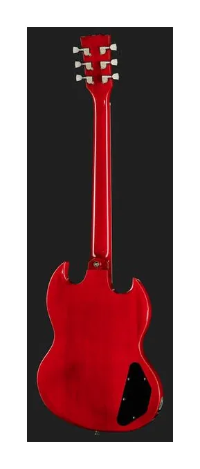 Harley Benton DC-580LH CH Vintage Series, cuerpo y acabado en primer plano