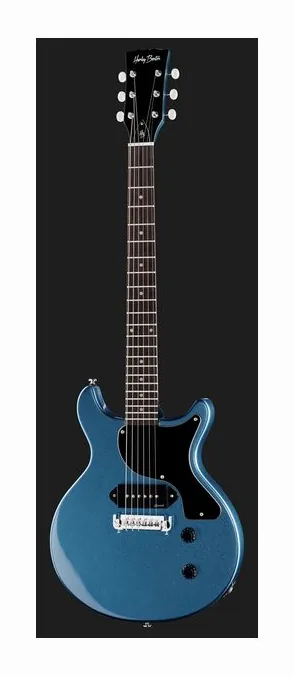 Harley Benton DC-Junior Faded Cherry, perfil lateral del cuerpo