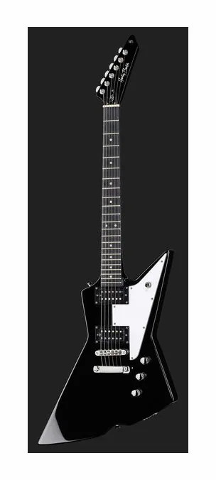 Harley Benton Extreme-76 BK Classic Series, curvas del cuerpo vistas desde arriba