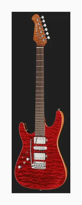 Harley Benton Fusion-IV HH RW QDG, puente y clavijeros de afinación