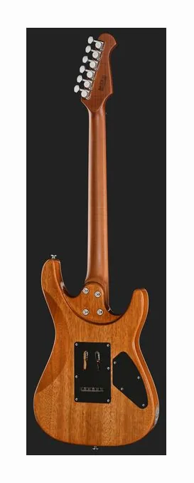 Harley Benton Fusion-IV HH RW QDG, curvas del cuerpo vistas desde arriba