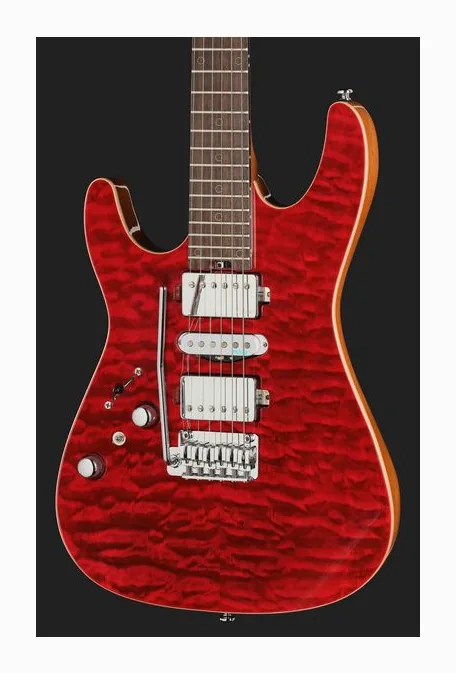 Harley Benton Fusion-IV HH RW QDG, puente y clavijeros de afinación