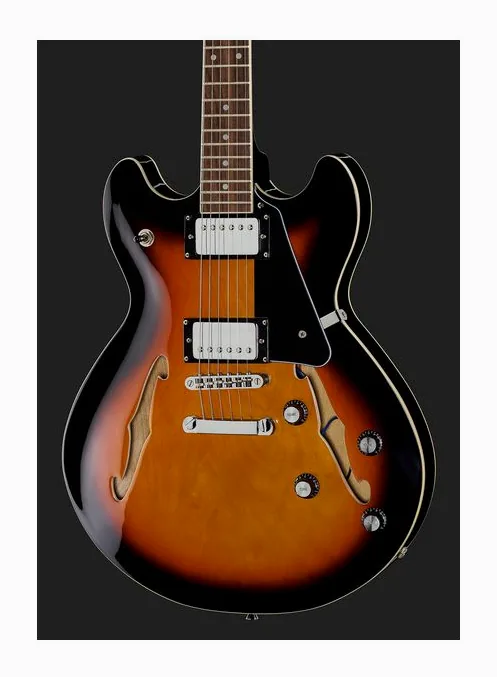 Harley Benton HB-35 CH Vintage Series, selector de pastillas y jack de salida