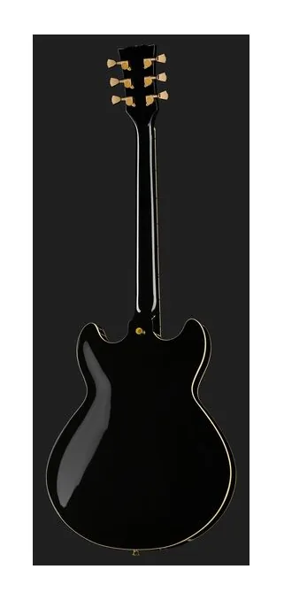 Harley Benton HB-35Plus LH Cherry, cejuela y primeras posiciones del diapasón