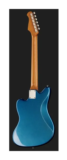 Harley Benton JA-60CC LH Lake Placid Blue, selector de pastillas y jack de salida