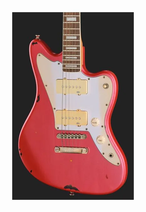 Harley Benton JA-60LA SP, pala con clavijeros y logotipo