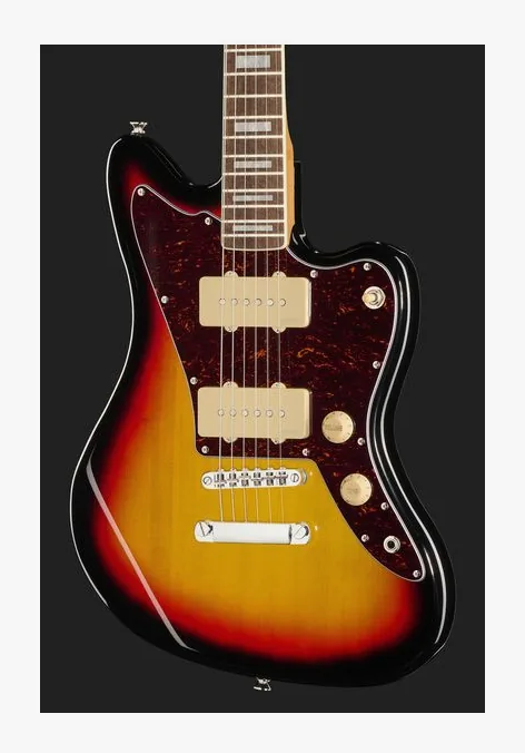 Harley Benton JA-60SB Vintage Series, curvas del cuerpo vistas desde arriba