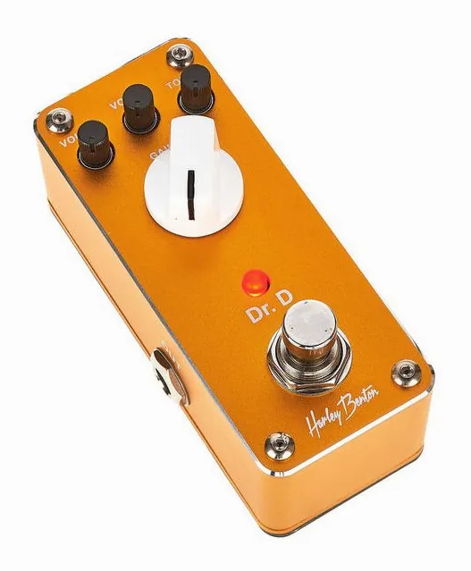 Harley Benton MiniStomp Dr. D, gráfica de la carcasa superior
