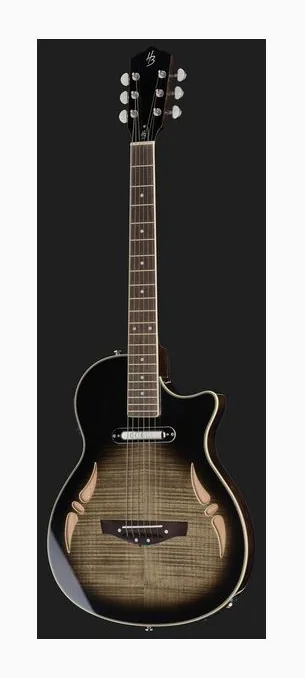Harley Benton  Nashville-Steel, vista trasera del cuerpo