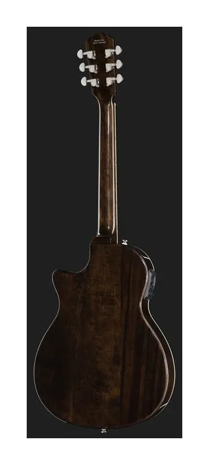 Harley Benton  Nashville-Steel, curvas del cuerpo vistas desde arriba