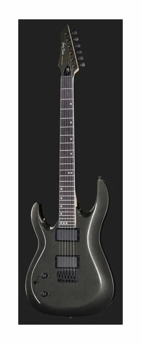 Harley Benton R-446LH Graphite Metallic, perfil lateral del cuerpo