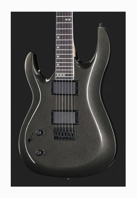 Harley Benton R-446LH Graphite Metallic, vista trasera del cuerpo