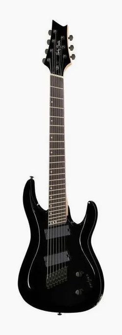 Harley Benton R-457BK MultiScale visto de frente