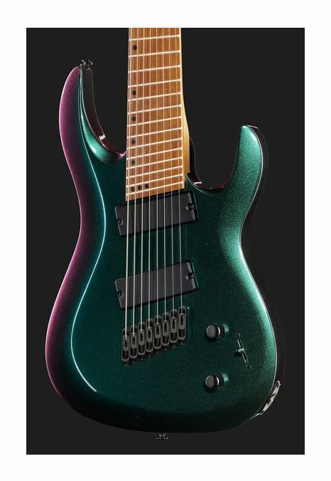 Harley Benton R-458FFB LH Roasted MultiScale, selector de pastillas y jack de salida