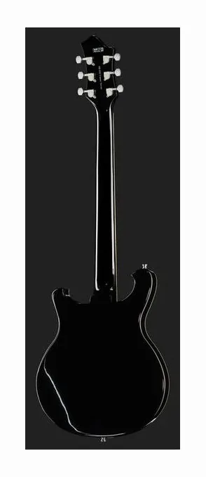 Harley Benton RB-600BK Classic Series, curvas del cuerpo vistas desde arriba