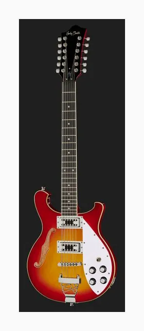 Harley Benton RB-612CS Classic Series, cuerpo y acabado en primer plano
