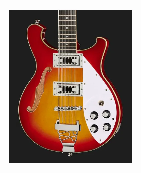 Harley Benton RB-612CS Classic Series, mástil y diapasón vistos de lado