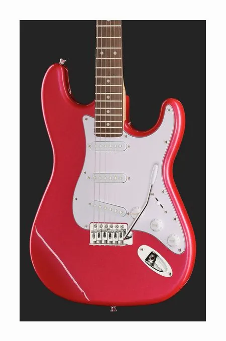 Harley Benton ST-20 CA Standard Series, cejuela y primeras posiciones del diapasón