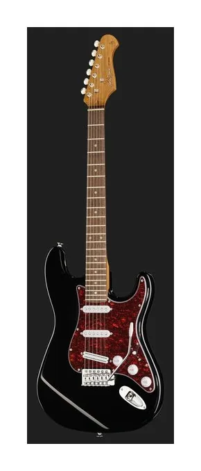Harley Benton ST-62BK Hot Rod, vista trasera del cuerpo