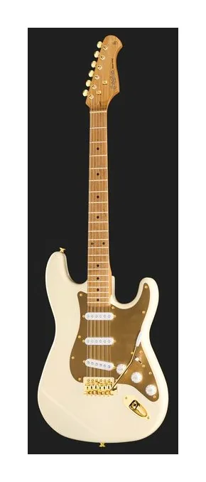 Harley Benton ST-62DLX OW Vintage Series, vista trasera del cuerpo