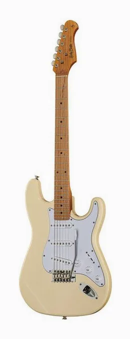 Harley Benton ST-62MN VW Vintage Series en primer plano frontal