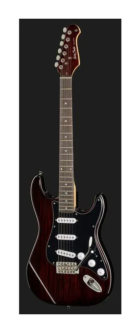 Harley Benton ST-70RW Deluxe Series, pala con clavijeros y logotipo