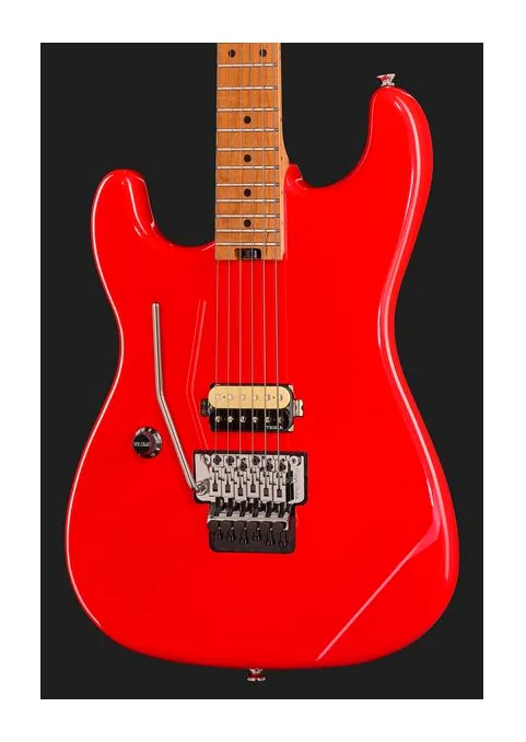 Harley Benton ST-80FR MN HH GSB, pala con clavijeros y logotipo