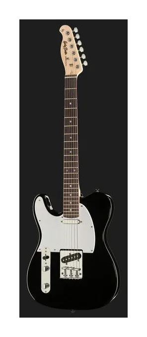 Harley Benton TE-20 BK LH Standard Series, selector de pastillas y jack de salida