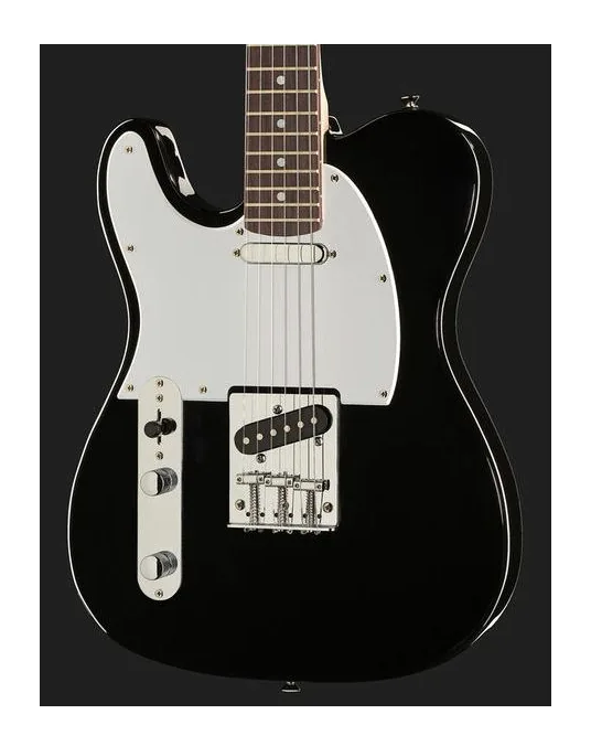 Harley Benton TE-20 BK LH Standard Series, pala con clavijeros y logotipo