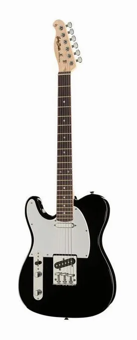 Harley Benton TE-20 SB Standard Series encuadrado de frente sobre fondo neutro