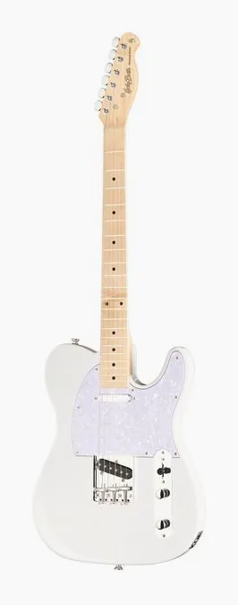 Harley Benton TE-30 BE Standard Series encuadrado de frente sobre fondo neutro