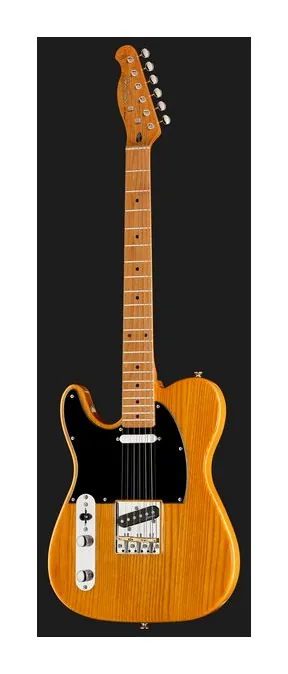 Harley Benton TE-52 NA LH Vintage Series, selector de pastillas y jack de salida