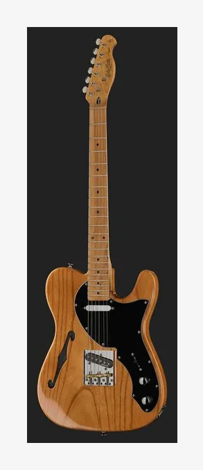 Harley Benton TE-69TL Hot Rod NT Roasted, cejuela y primeras posiciones del diapasón