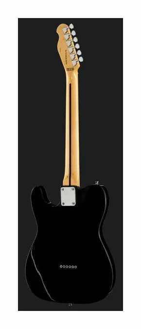 Harley Benton TE-70 Black Paisley, curvas del cuerpo vistas desde arriba