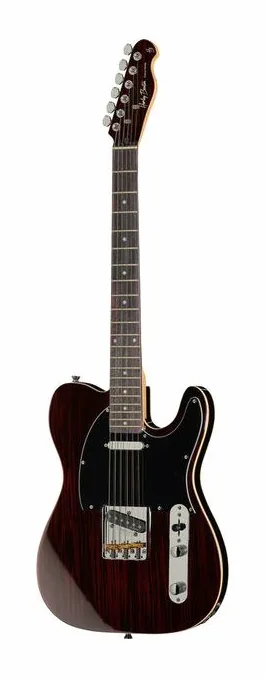 Harley Benton TE-70RW Deluxe Series fotografiado de frente