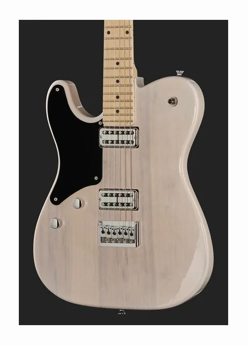 Harley Benton TE-90FLT VW Deluxe Series, curvas del cuerpo vistas desde arriba