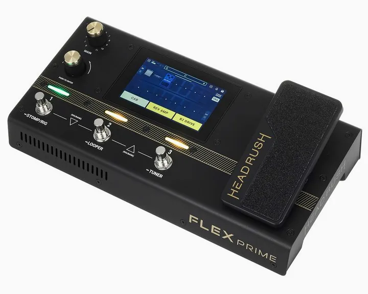 Headrush Flex Prime, conectores en la parte trasera de la unidad