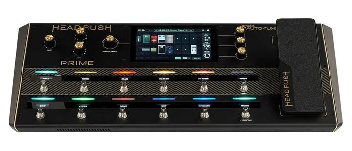 Headrush Prime, gráfica de la carcasa superior