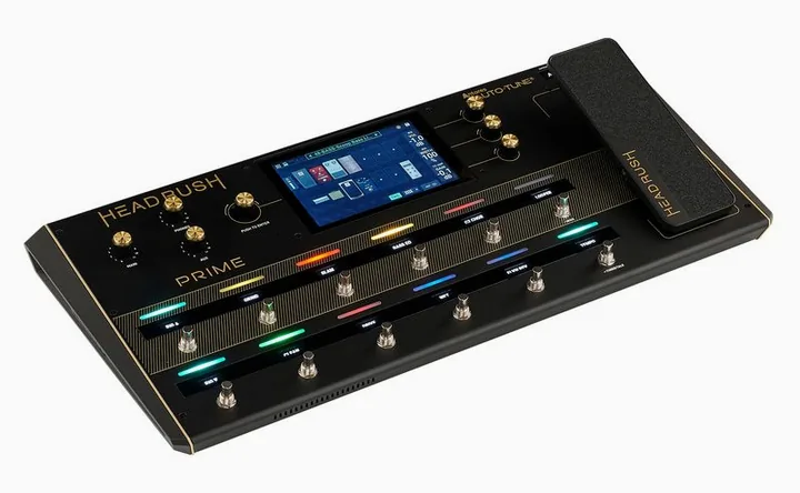 Headrush Prime, mandos vistos desde arriba