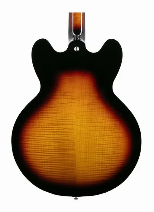 Heritage Guitar Ascent H-137 Humbucker Black, pala con clavijeros y logotipo