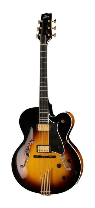 Heritage Guitar Eagle Classic AN encuadrado de frente sobre fondo neutro