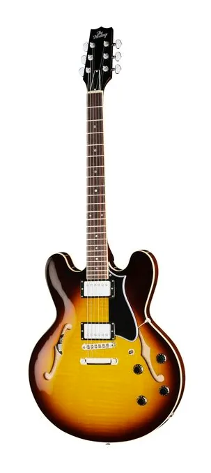 Heritage Guitar H-535 OSB visto de frente
