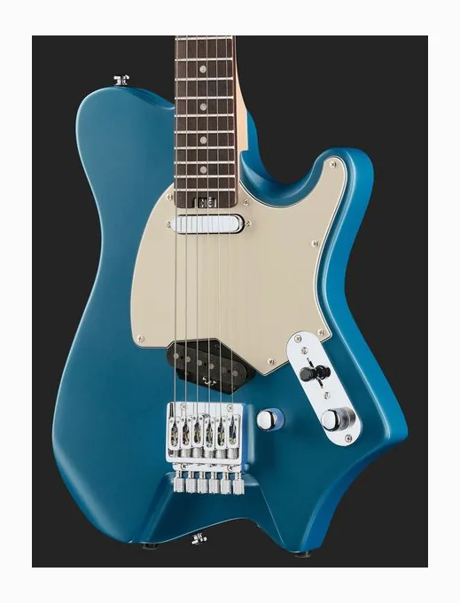 Hils HNT1R Metallic Ocean Blue, pala con clavijeros y logotipo