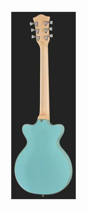 Höfner H4800-PR-G Leader Light Green, pala con clavijeros y logotipo