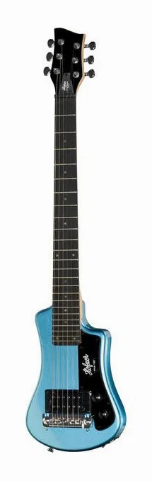 Höfner Shorty BL, cejuela y primeras posiciones del diapasón
