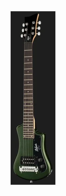 Höfner Shorty Cadillac Green, pastillas y mandos de control